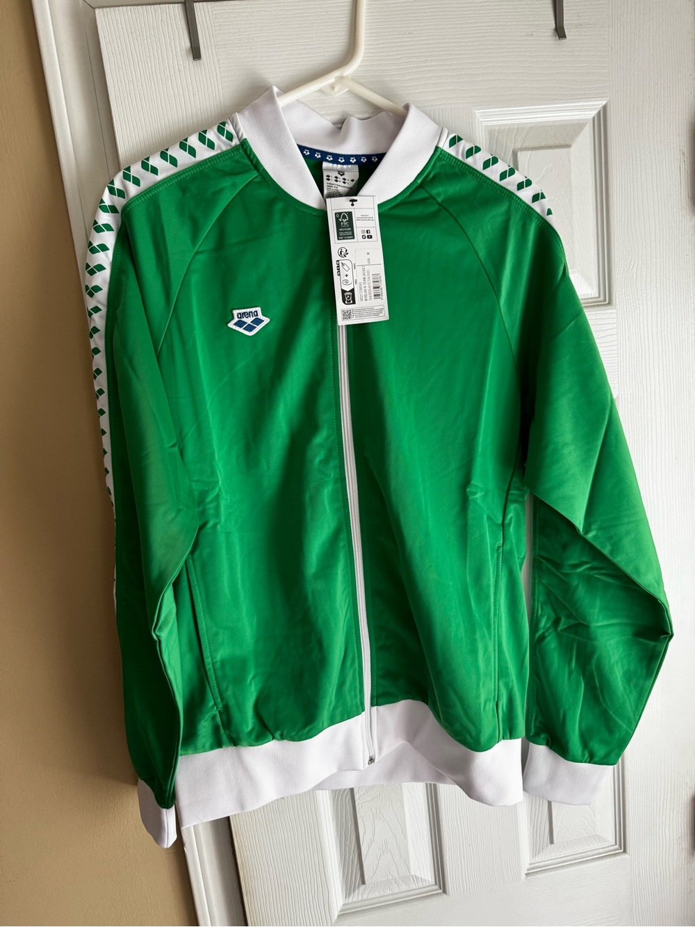 Arena Relax Green Team Jacket NWT